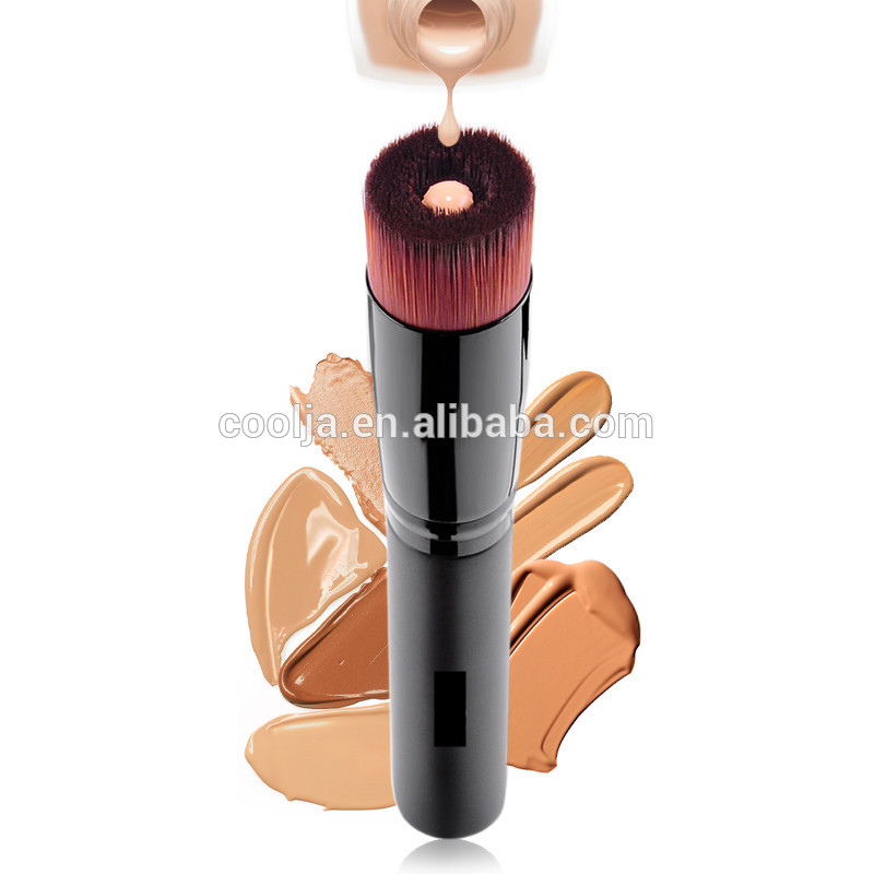 Hot Black Handle Brush Concave Foundation Concealer BB Cream Makeup Cosmetic Brush Tool Multifunction Liquid Foundation Brush