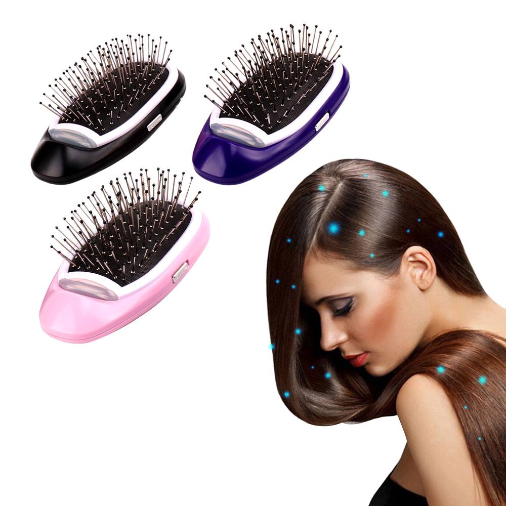 Portable Modeling Styling  Electric Ionic Hairbrush